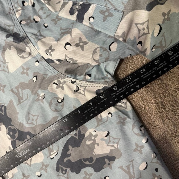 Braverest studios Louis Vuitton Blue and Gray Monogram Jacket M/L - Picture 9 of 13
